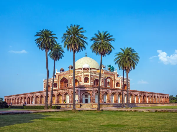 Humájun császár síremléke. Delhi, india — Stock Fotó