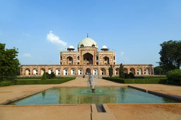 O túmulo de Humayun. Delhi, Índia Imagem De Stock