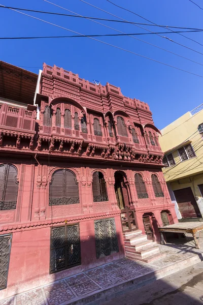 Belo velho haveli em Bikaner — Fotografia de Stock