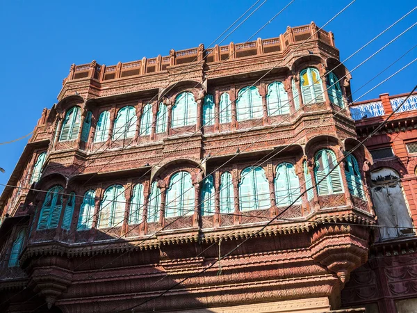 Bellissimo vecchio haveli in Bikaner — Foto Stock