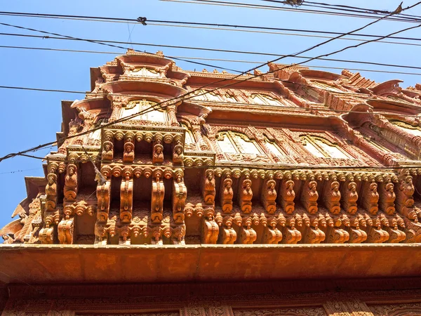 Kaunis vanha haveli Bikaner — kuvapankkivalokuva