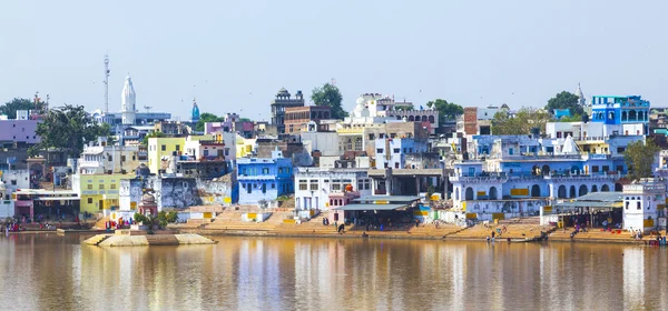 Vista della città di pushkar, rajasthan, India. — Foto Stock