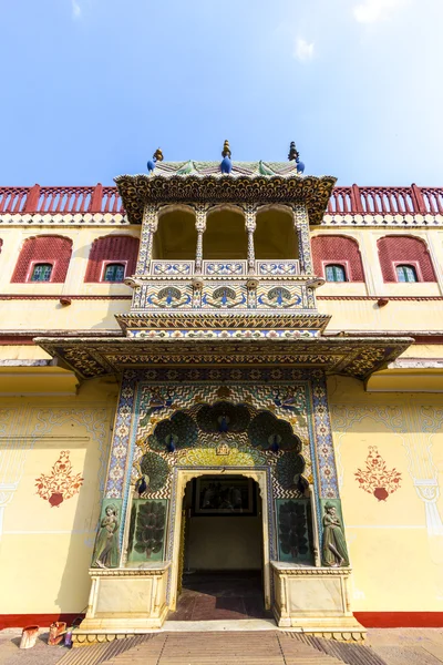 Чандра-Махал в міський палац, Джайпур, Індія — стокове фото