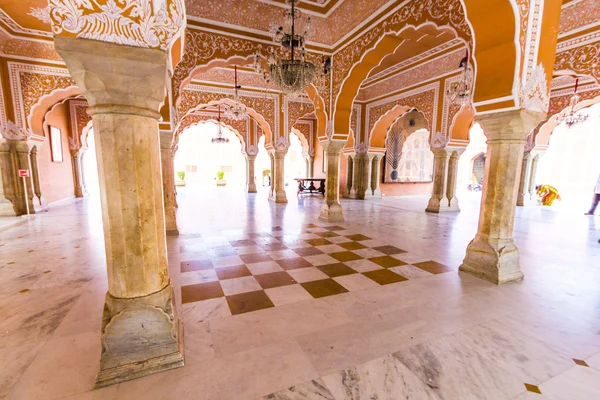 Chandra mahal v městském paláci, jaipur, Indie — Stock fotografie