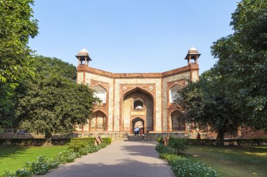 Humayuns mezar. Delhi, Hindistan