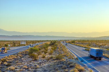 günbatımı yılında Interstate 10 yönünde blythe