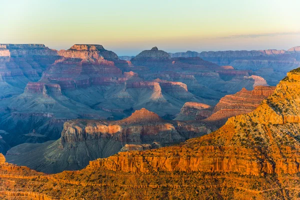 Grand Canyon at Mathers point in sunset light — Stock Photo, Image