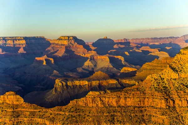 Grand canyon, στους mathers σημείο στο ηλιοβασίλεμα φως — Φωτογραφία Αρχείου