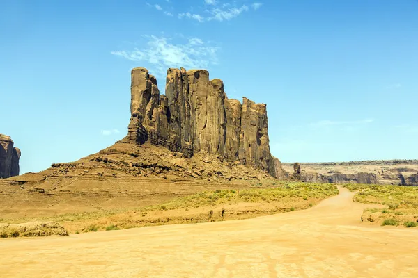 Monument Valley, gyönyörű homokkő rock teve Butte — Stock Fotó