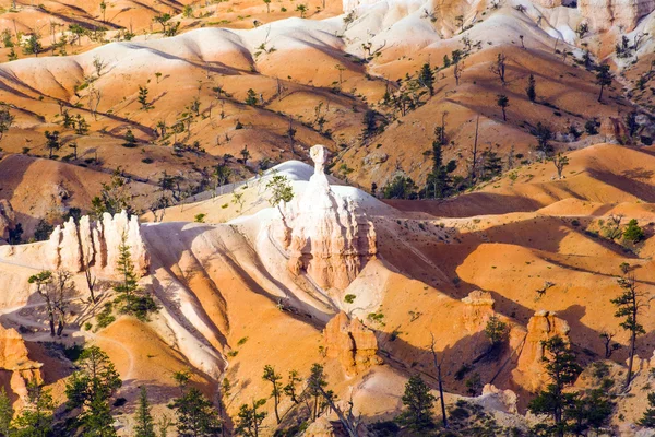 Bela paisagem em Bryce Canyon com forma de pedra magnífica — Fotografia de Stock