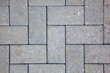 Dökümlü beton bloklardan yapılmış asma deseni