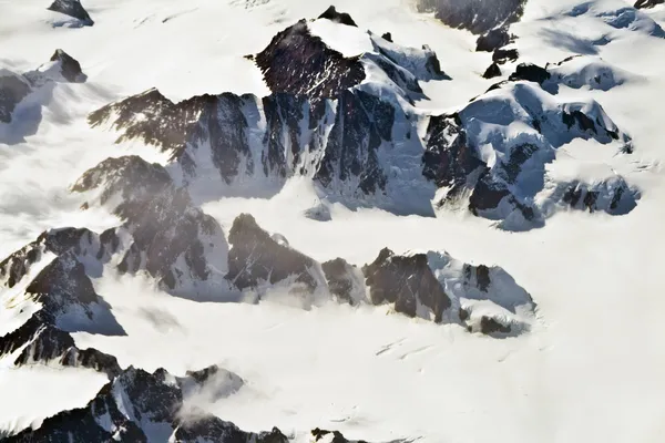 Vista aérea da antártica — Fotografia de Stock