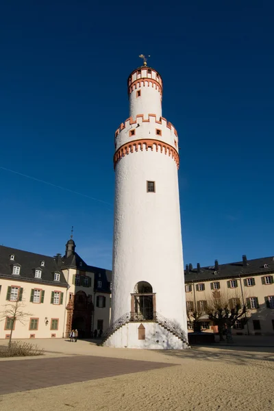 Famosa torre do castelo em Bad Homburg, local original para — Fotografia de Stock