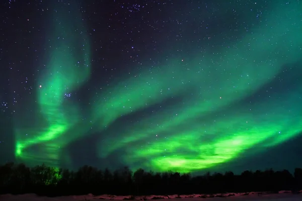 Fondo que muestra luces boreales en el cielo —  Fotos de Stock