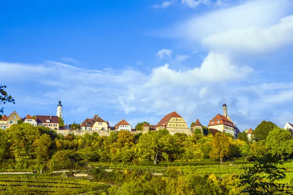Rothenburg ob der Tauber, antica città famosa del Medioevo — Foto Stock