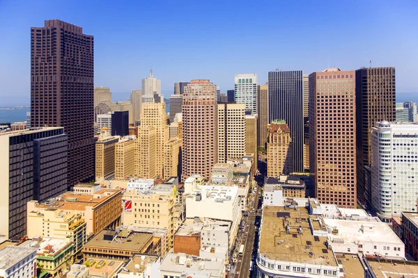 Vista desde la azotea a la ciudad de San Francisco — Foto de Stock