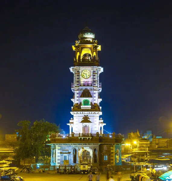 Famosa torre dell'orologio vittoriano a Jodhpur — Foto Stock