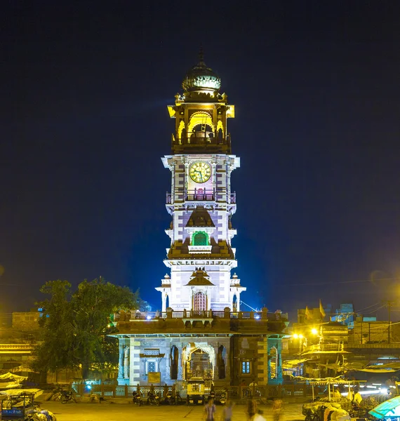Знаменитий вікторіанської годинникової вежі в місті Jodhpur — стокове фото