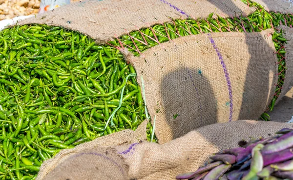 Färgstarka kryddor i bangladesh — Stockfoto