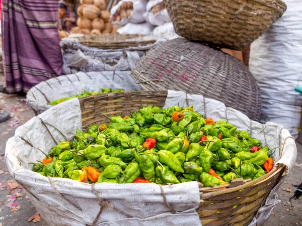 Färgstarka kryddor i bangladesh — Stockfoto