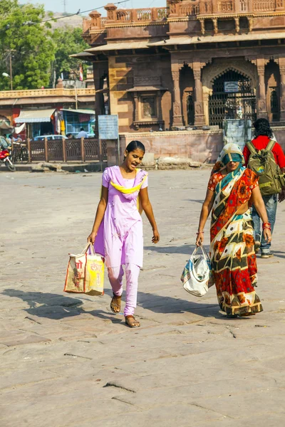 Hurry at the Sadar market at the clocktower — Stock Photo, Image