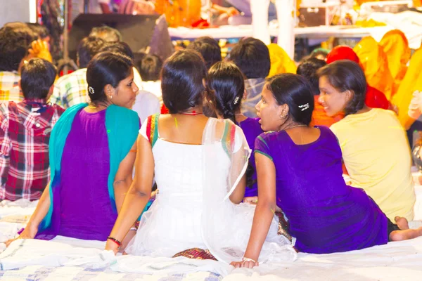 Lokale nachtelijke straat festical in jodhpur — Stockfoto