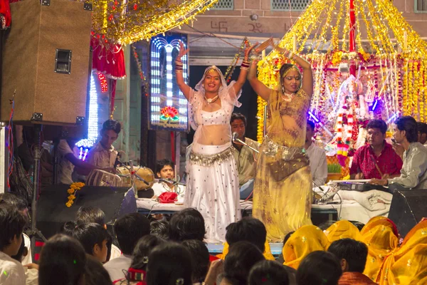 Local nightly street festical in Jodhpur — Stock Photo, Image