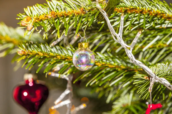 Árvore de Natal com velas — Fotografia de Stock