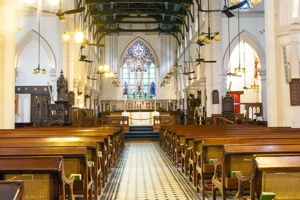 Berömda st. johns cathedral i hong kong — Stockfoto
