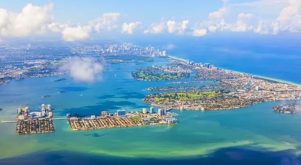 Воздушная линия Майами — стоковое фото