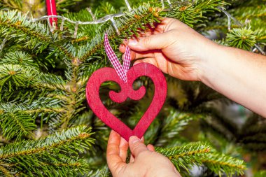 Chrismas ağaç mumlar ile