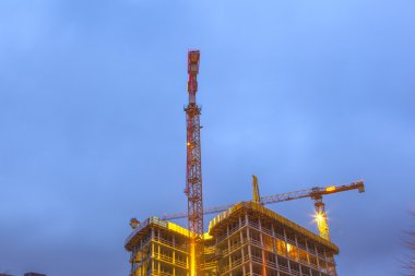 Hamburg reeperbahn inşaat alanında