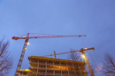 Hamburg reeperbahn inşaat alanında