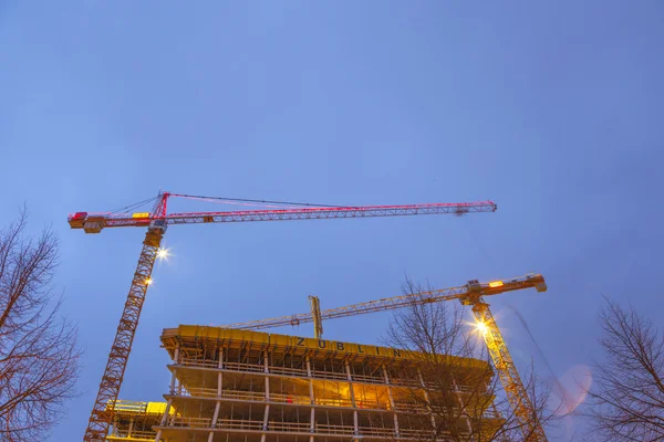 Baustelle an der Reeperbahn in Hamburg — Stockfoto