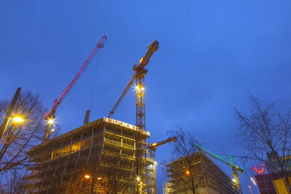 Construction site at the Reeperbahn in Hamburg — Stock Photo, Image