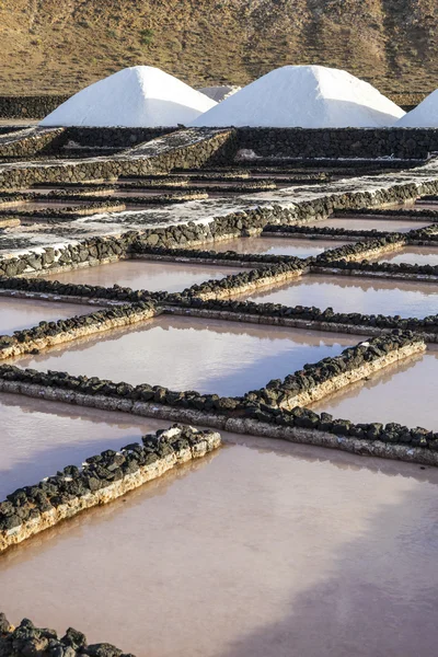 Salinas de Janubio, Lanzarote, España — Foto de Stock