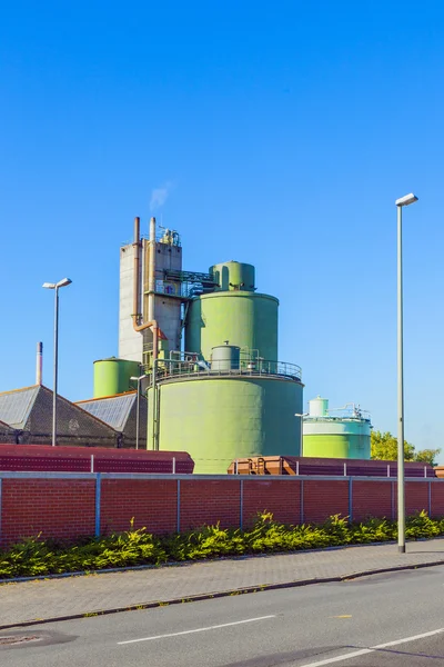 Parco industriale da bordo strada in produzione — Foto Stock