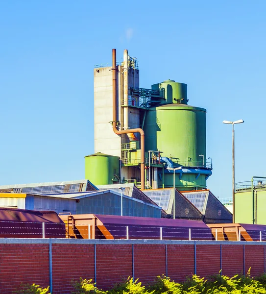 Industry park from roadside in production — Stock Photo, Image