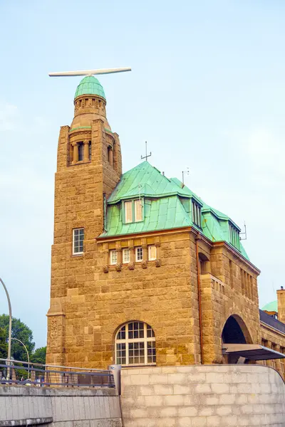 Part of the famous Landungsbruecken in Hamburg — Stock Photo, Image