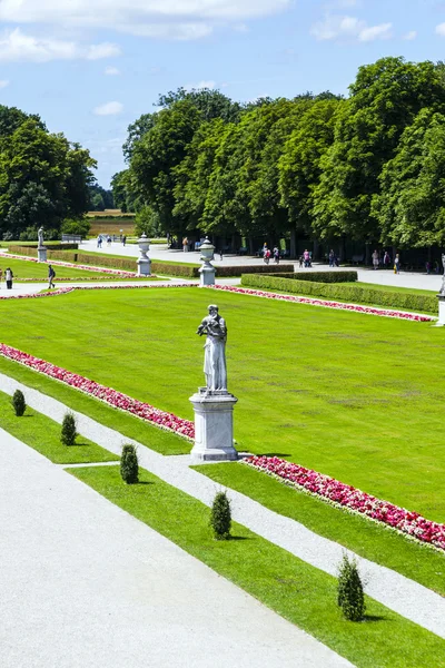 Parco nel castello di Nymphenburg, munich — Foto Stock