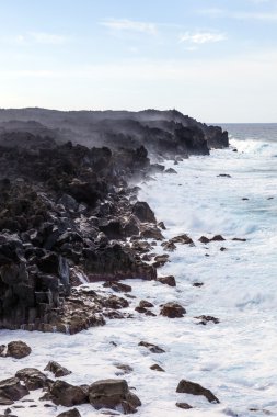büyük dalgalar okyanus yakın los hervideros olarak