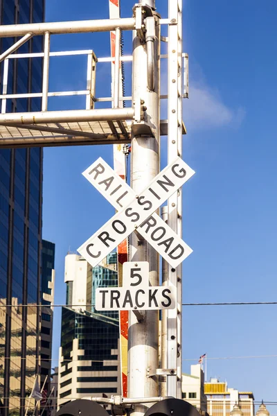 Attraversamento ferroviario a San Diego — Foto Stock