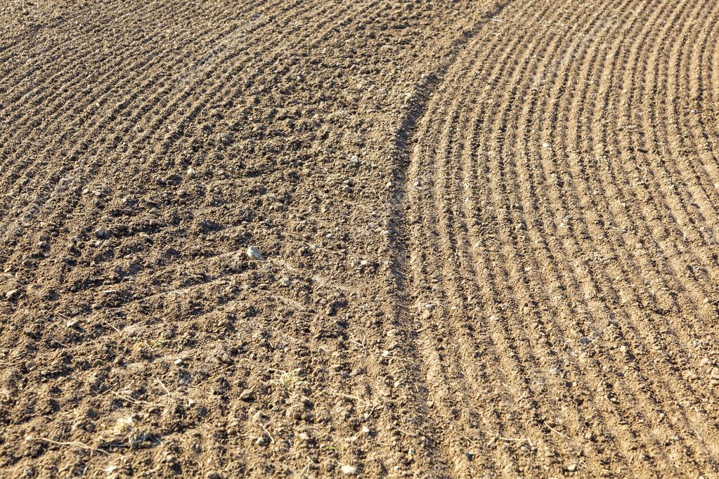 freshly ploughed field in spring | 图库照片 08 joerg hackemann