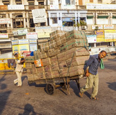 Rickshaw sürücü nakliye kargo