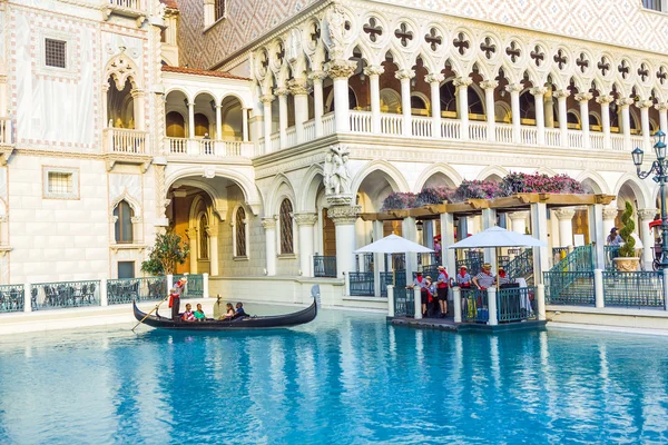 Gondol Venedik resort las vegas ile — Stok fotoğraf