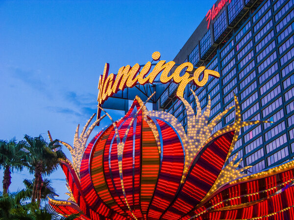 Flamingo hotel and gambling place on the Las Vegas Strip