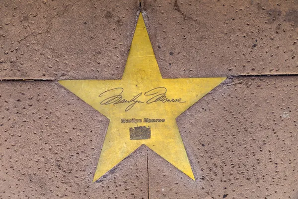 Star de Marilyn Monroe sur le trottoir à Phoenix, Arizona . — Photo