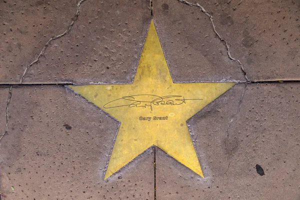 Star of Garry Grant on sidewalk in Phoenix, Arizona. — Stock Photo, Image