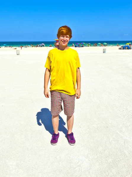 Vita da spiaggia nel sud di Miami — Foto Stock