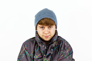 kış giysileri içindeki çocuk